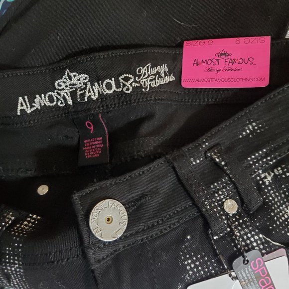 Almost Famous Sparkle Skinny Jeans - Picture 5 of 5